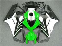 Motorcycle Fairings Kit - 2004-2005 Honda CBR 1000RR White/Green OEM Style Fairings | NH10405-26