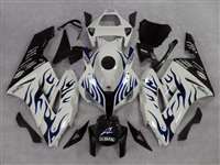 Motorcycle Fairings Kit - 2004-2005 Honda CBR 1000RR Blue Fire/White Fairings | NH10405-45