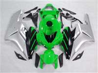 Motorcycle Fairings Kit - 2004-2005 Honda CBR 1000RR Green/Silver/Black Fairings | NH10405-46