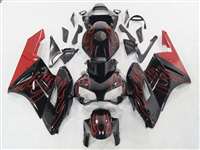 Motorcycle Fairings Kit - 2004-2005 Honda CBR 1000RR Red Flames Fairings | NH10405-51