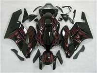 Motorcycle Fairings Kit - 2004-2005 Honda CBR 1000RR Fire Red Flame Fairings | NH10405-71