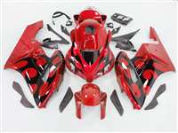 Motorcycle Fairings Kit - 2004-2005 Honda CBR 1000RR Red/Black Tribal Fairings | NH10405-90