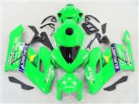 Motorcycle Fairings Kit - 2004-2005 Honda CBR 1000RR Neon Green Eurobet Fairings | NH10405-96