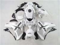 Motorcycle Fairings Kit - 2008-2011 Honda CBR 1000RR Repsol White/Silver Motorcycle Fairings | NH10811-1