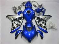 Motorcycle Fairings Kit - 2008-2011 Honda CBR 1000RR Blue Two Bros. Fairings | NH10811-64