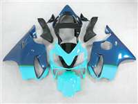 Motorcycle Fairings Kit - 2001-2003 Honda CBR 600 F4i Blue Fade Teal Fairings | NH60103-15