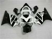 Motorcycle Fairings Kit - 2001-2003 Honda CBR 600 F4i Black/White OEM Style Fairings | NH60103-4