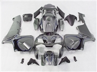 Honda CBR600RR '03-'04 Tribal Blue Charcoal Fairing Kit