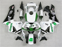 Honda CBR600RR '03-'04 Hannspree White Charcoal Fairing Kit