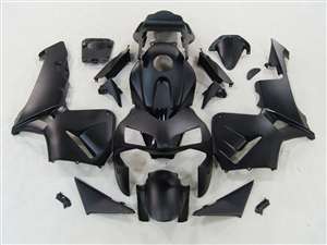 Motorcycle Fairings Kit - 2003-2004 Honda CBR 600RR Satin Black Fairings | NH60304-72