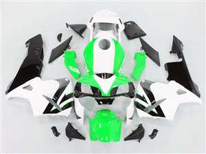 Motorcycle Fairings Kit - 2003-2004 Honda CBR 600RR Bright Green/White Fairings | NH60304-73