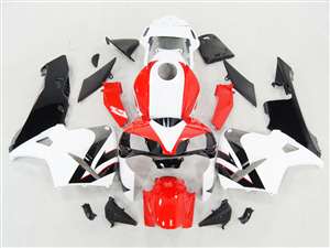 Motorcycle Fairings Kit - 2003-2004 Honda CBR 600RR Bright Red/White Fairings | NH60304-74