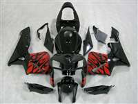 Motorcycle Fairings Kit - 2005-2006 Honda CBR 600RR Red Tribal Fairings | NH60506-13