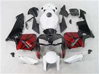 Motorcycle Fairings Kit - 2005-2006 Honda CBR 600RR Red/Black/White Fairings | NH60506-33