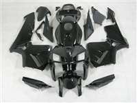 Motorcycle Fairings Kit - 2005-2006 Honda CBR 600RR Gloss Black Fairings | NH60506-65