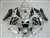 Motorcycle Fairings Kit - 2005-2006 Honda CBR 600RR Silver/Black OEM Style Fairings | NH60506-75