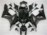 Motorcycle Fairings Kit - 2007-2008 Honda CBR 600RR Charcoal/Black Fairings | NH60708-20