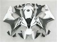 Motorcycle Fairings Kit - 2007-2008 Honda CBR 600RR White/Black Fairings | NH60708-44