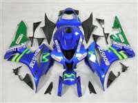 Motorcycle Fairings Kit - 2007-2008 Honda CBR 600RR Movistar Fairings | NH60708-47