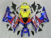 Motorcycle Fairings Kit - 2007-2008 Honda CBR 600RR Rossi Blue Style Fairings | NH60708-61