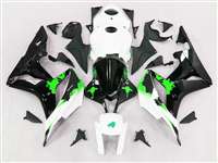 Motorcycle Fairings Kit - Graffiti Green 2007-2008 Honda CBR 600RR Fairings | NH60708-71