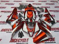 Motorcycle Fairings Kit - Razor Orange 2007-2008 Honda CBR 600RR Fairings | NH60708-76