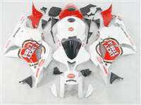 Motorcycle Fairings Kit - 2009-2012 Honda CBR 600RR White Lucky Strike Fairings | NH60912-17
