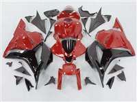 Motorcycle Fairings Kit - 2009-2012 Honda CBR 600RR Red/Black Fairings | NH60912-51