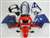 Motorcycle Fairings Kit - 1998-2001 Honda VFR 800 Blue/Red Fairings | NH89801-9
