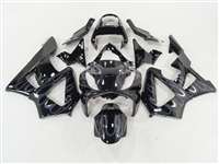 Motorcycle Fairings Kit - 2000-2001 Honda CBR 929RR Grey Flame Fairings | NH90001-23