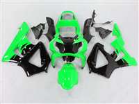 Motorcycle Fairings Kit - 2000-2001 Honda CBR 929RR Green/Black Fairings | NH90001-24