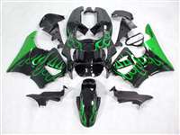 Motorcycle Fairings Kit - 1998-1999 Honda CBR 900RR Metallic Green Flame Fairings | NH99899-1