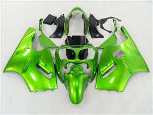 Motorcycle Fairings Kit - 2000-2001 Kawasaki ZX12R Candy Green Fairings | NK10001-19