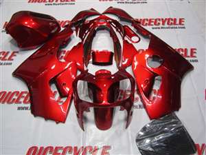 Motorcycle Fairings Kit - 2000-2001 Kawasaki ZX12R Candy Paint Red Fairings | NK10001-2