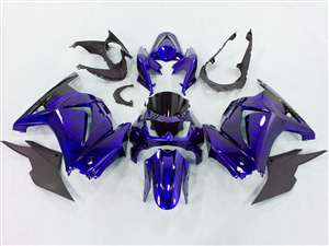 Motorcycle Fairings Kit - 2008-2012 Kawasaki Ninja 250R Candy Blue Fairings | NK20812-29