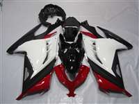 Motorcycle Fairings Kit - 2013-2017 Kawasaki Ninja 300 Red/Black/White Fairings | NK31317-1