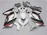 Motorcycle Fairings Kit - 2013-2017 Kawasaki Ninja 300 White/Black Fairings | NK31317-9