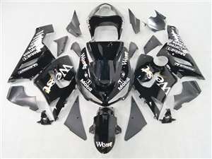 Motorcycle Fairings Kit - 2005-2006 Kawasaki ZX6R West Fairings | NK60506-11