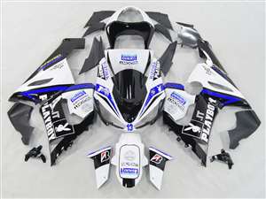 Motorcycle Fairings Kit - 2005-2006 Kawasaki ZX6R Playboy Blue Fairings | NK60506-46