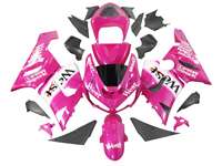 Motorcycle Fairings Kit - 2005-2006 Kawasaki ZX6R Pink West Fairings | NK60506-6