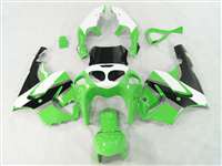 Motorcycle Fairings Kit - 1997-2003 Kawasaki ZX-7R White/Green Fairings | NK79703-1