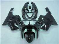 Motorcycle Fairings Kit - 1997-2003 Kawasaki ZX-7R Gloss Black Fairings | NK79703-12