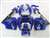 Motorcycle Fairings Kit - 1994-1997 Kawasaki ZX9R Deep Blue/Black Fairings | NK99497-5