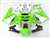 Motorcycle Fairings Kit - 1994-1997 Kawasaki ZX9R Green/White Fairings | NK99497-9