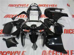 Motorcycle Fairings Kit - Gloss Black 1998-1999 Kawasaki ZX9R Motorcycle Fairings | NK99899-7