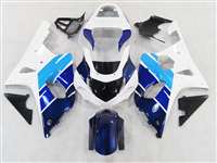 Motorcycle Fairings Kit - 2000-2002 Suzuki GSXR 1000 OEM Style Blue/Light Blue Fairings | NS10002-3