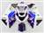 Motorcycle Fairings Kit - 2000-2002 Suzuki GSXR 1000 Blue/Purple/White Fairings | NS10002-5