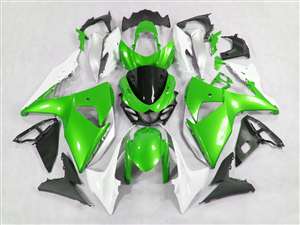 Motorcycle Fairings Kit - 2009-2016 Suzuki GSXR 1000 Metallic Green Fairings | NS10916-18