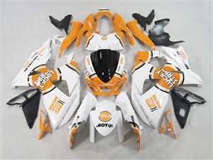 Motorcycle Fairings Kit - 2009-2016 Suzuki GSXR 1000 Orange Lucky Strike Fairings | NS10916-9