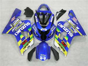 Motorcycle Fairings Kit - 2004-2005 Suzuki GSXR 600 750 Movistar Fairings | NS60405-38